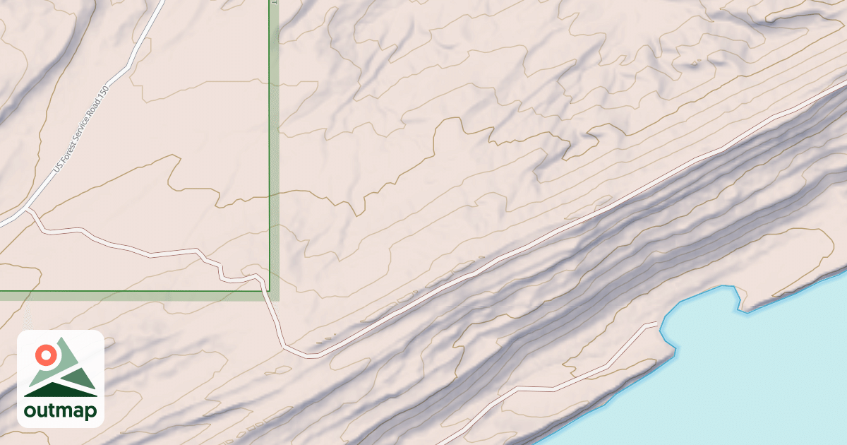 Map of PIPELINE WEST DISPERSED A