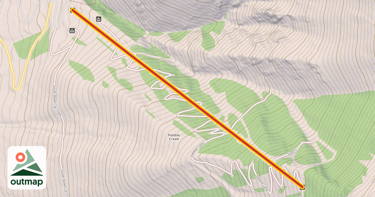 Map of Skyline Lift