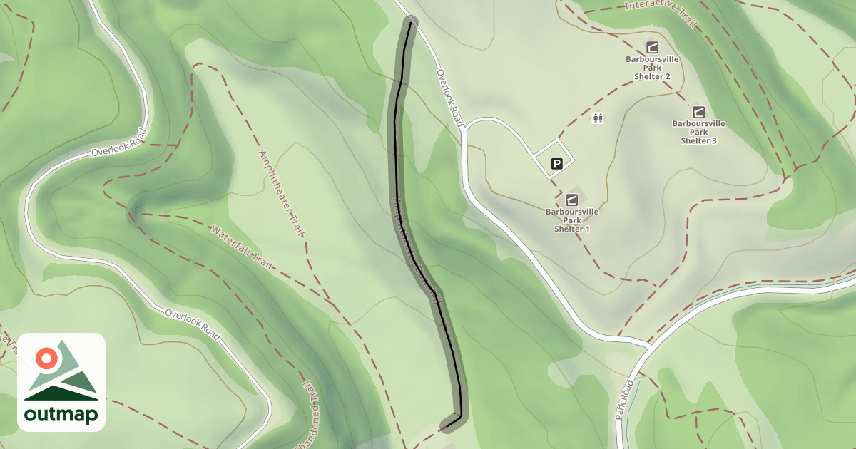 Map of Amphitheater Downhill