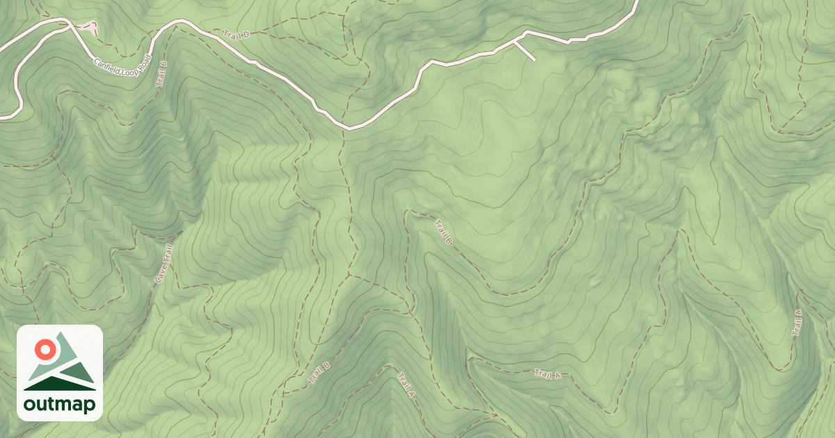 Map of Canfield Mtn Tr Cmpx Jump Tr-9