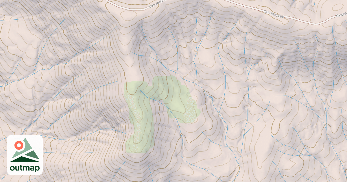 Map of Cascadel Point