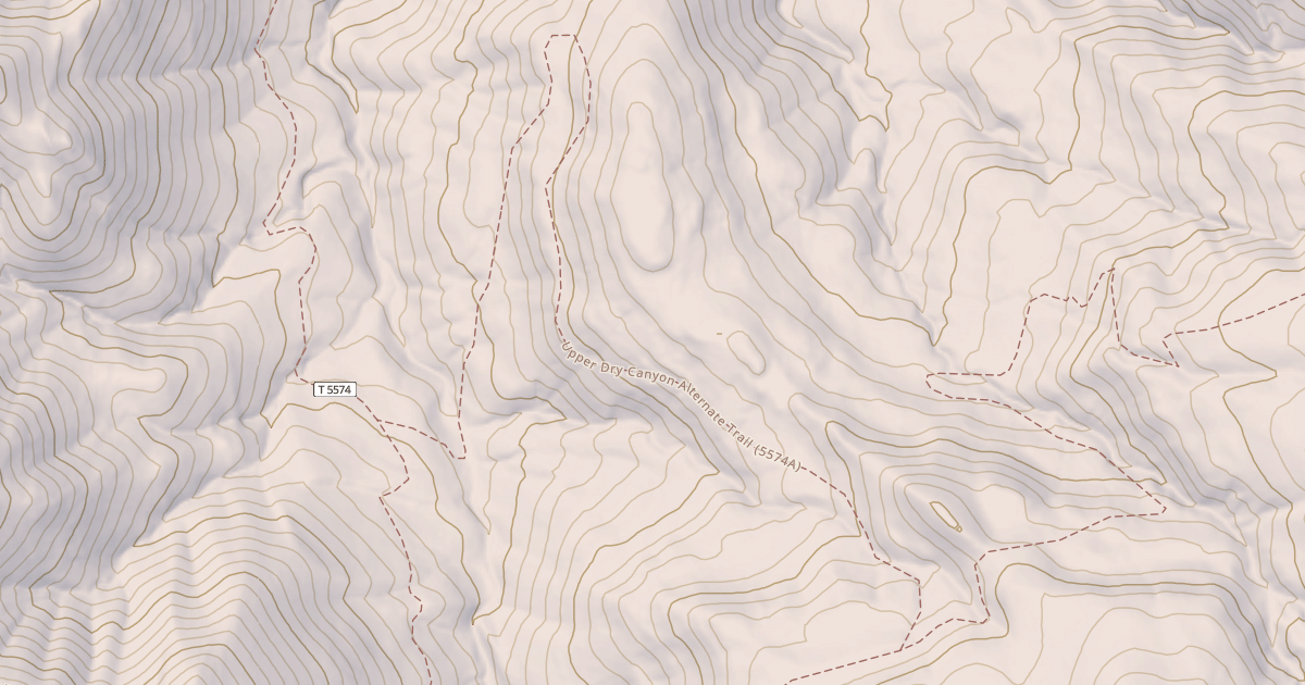 Map preview of UPPER DRY CYN ALT
