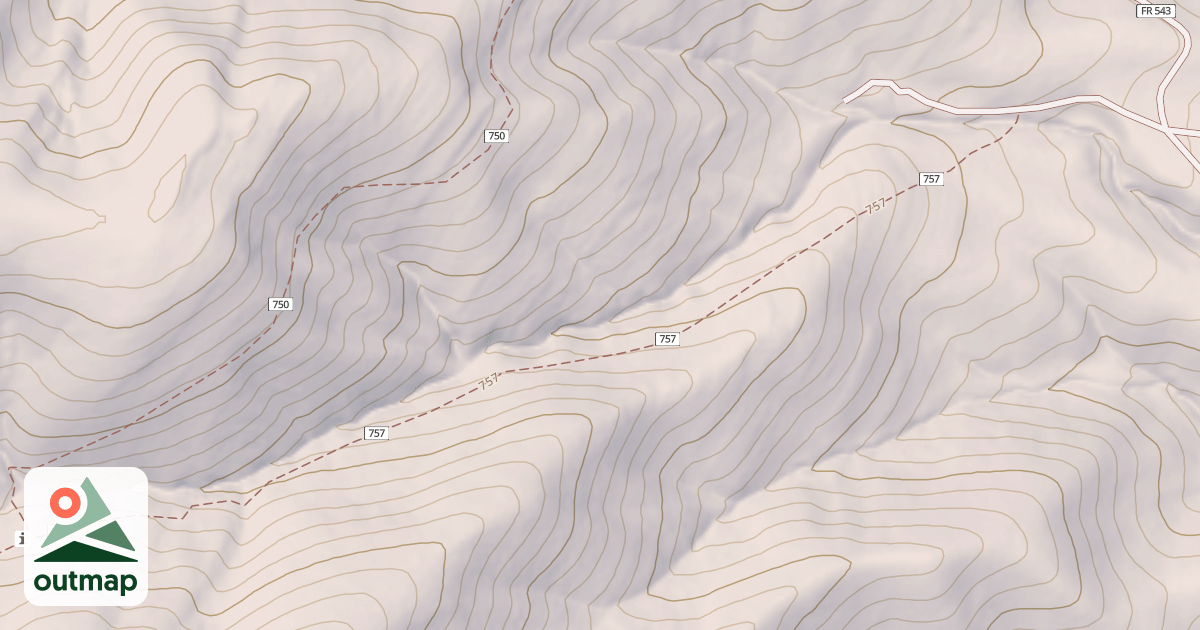 Map of Magpie Canyon