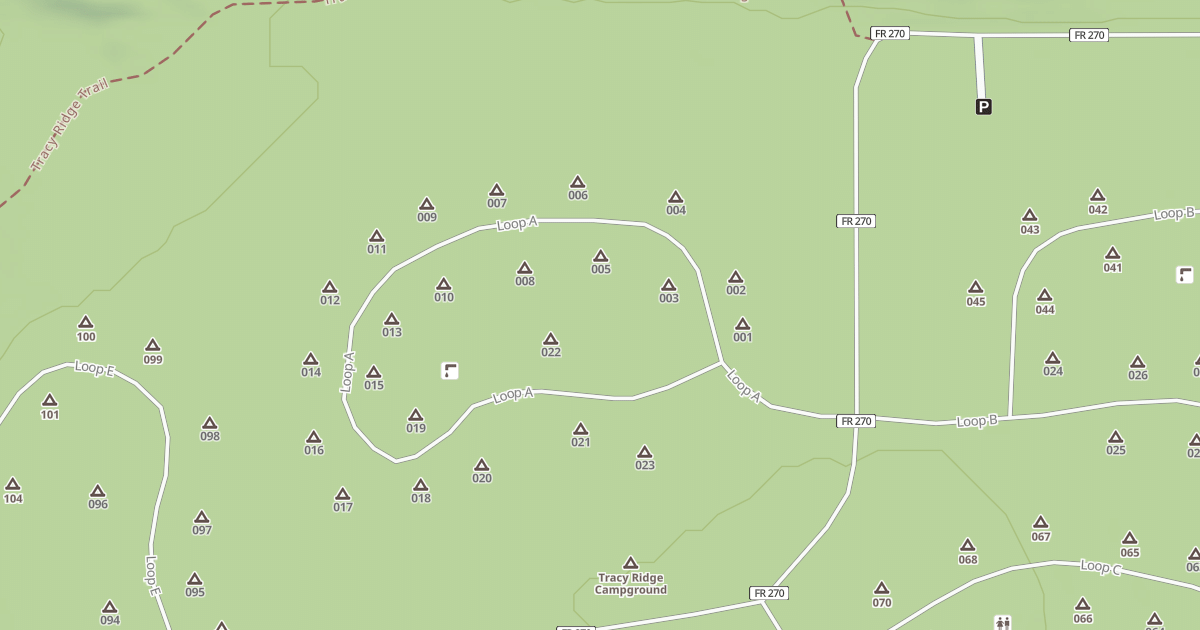 Map preview of TRACY RUN - A