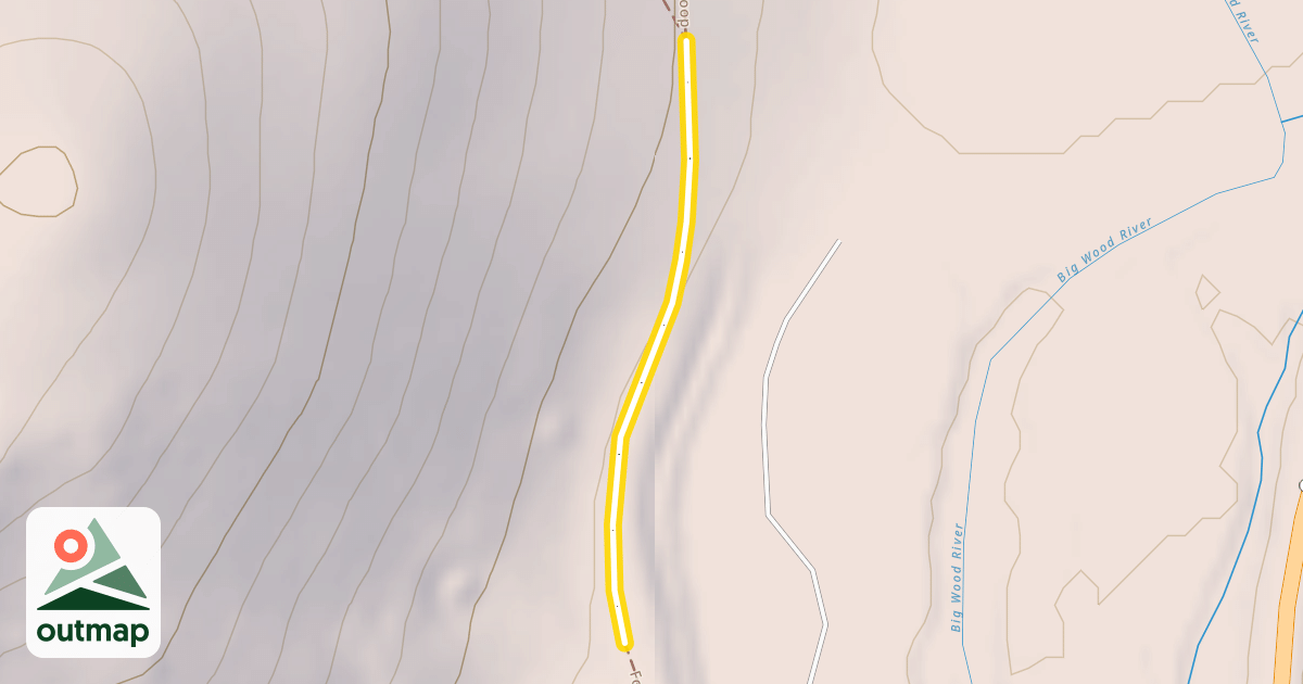 Map of Fox Creek Loop
