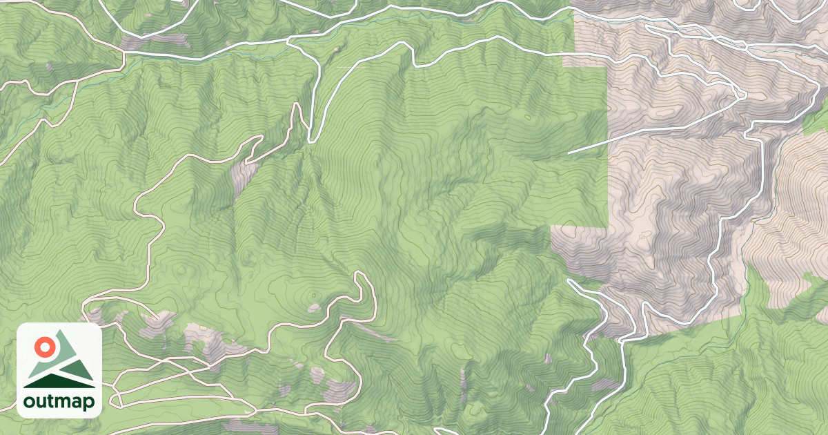 Map of HIGH MTN. RD.