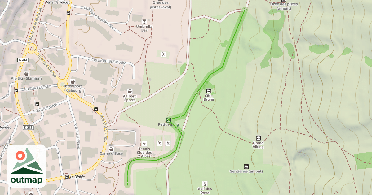 Map of Clot des Fonds
