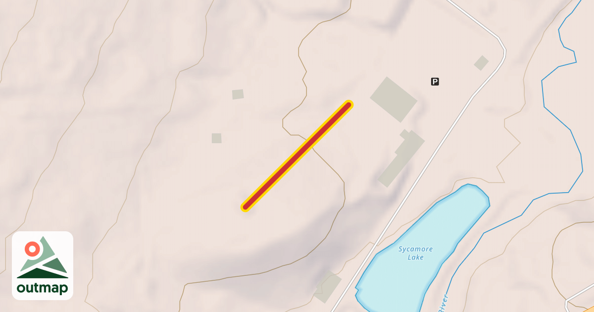 Map of Sycamore Lake