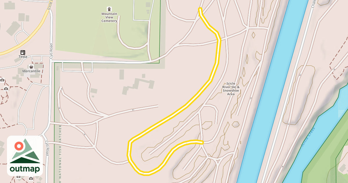 Map of Ned Kuch Loop