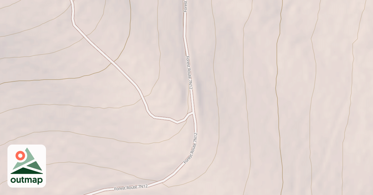 Map of USFS Motor Vehicle Use Map Roads {A15599C1-D679-47A0-95A5-2555715D70E3}
