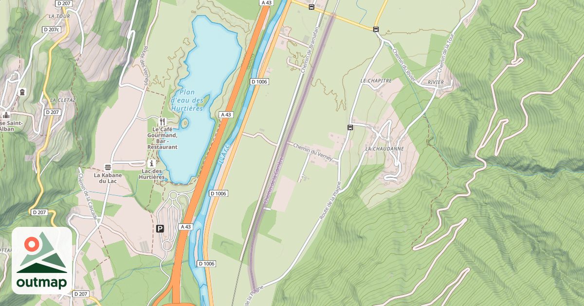 Map of Chemin de la Carrière