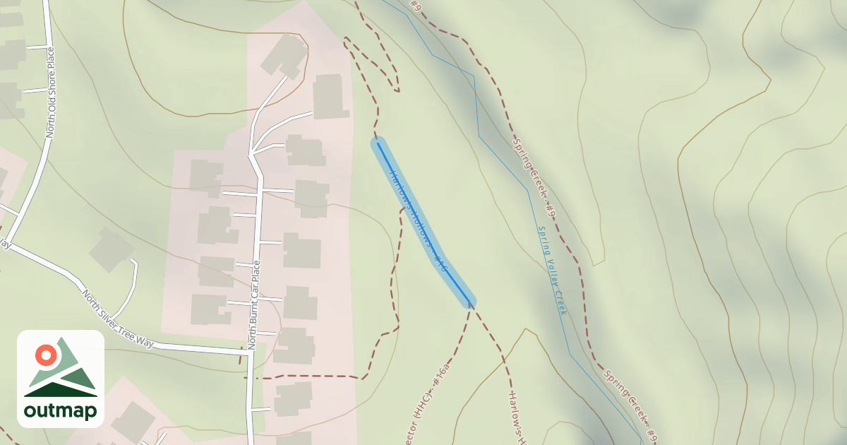 Map of Harlow's Hollows - #16