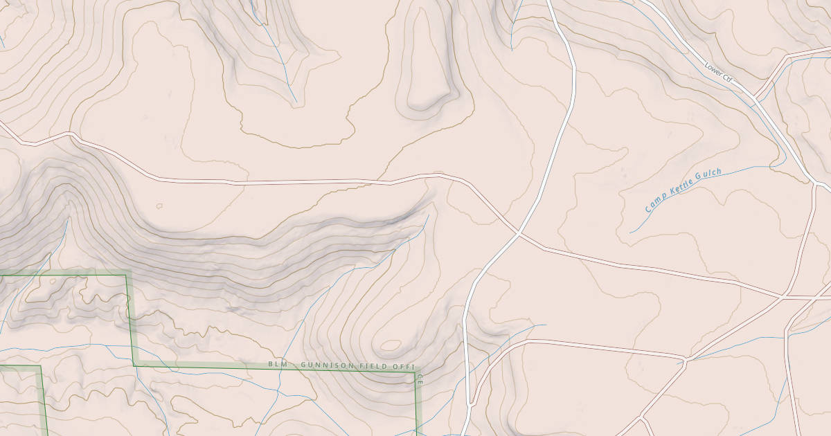 Map preview of BLM National GTLF Public Motorized Roads 85459fec-78d4-4eba-a47e-239fe43bd22b