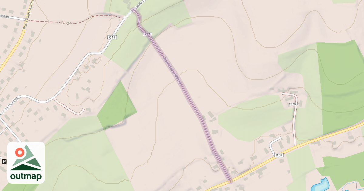 Map of Chemin des Sablons