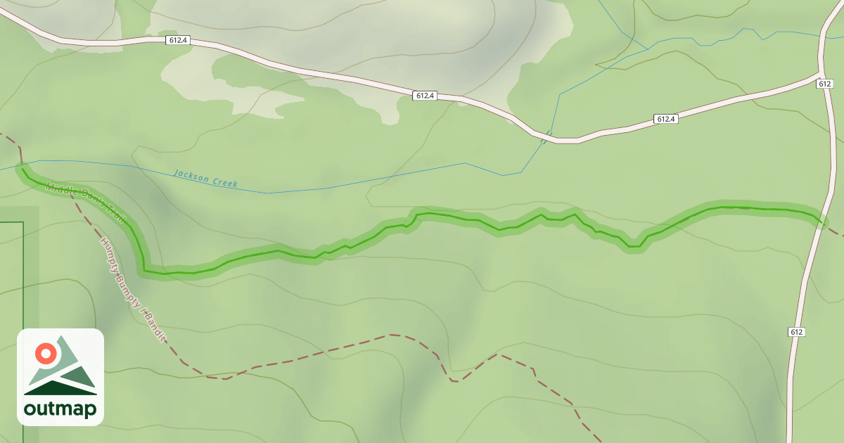 Map of Middle Dan's Trail