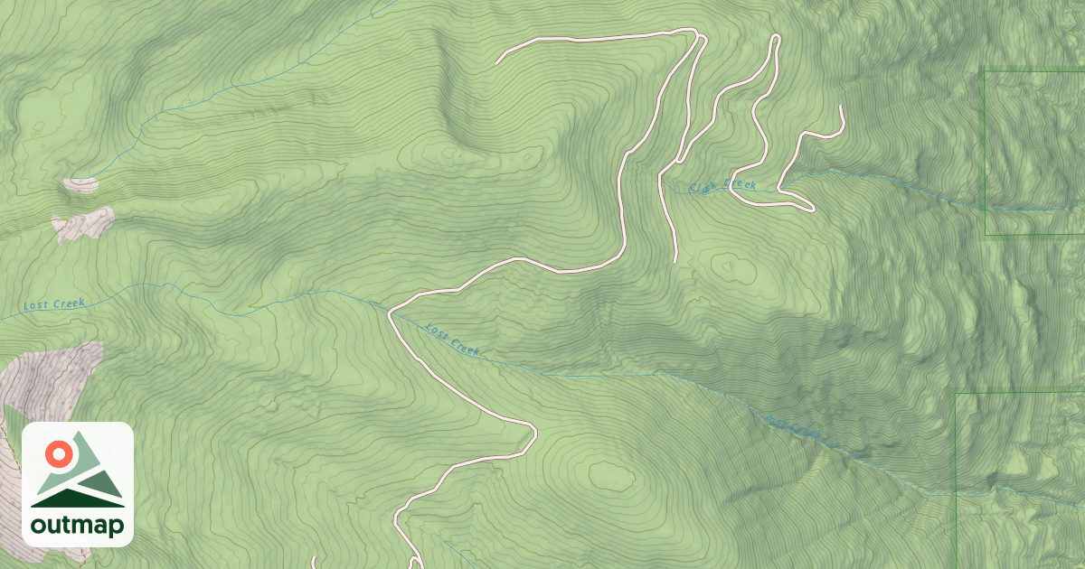 Map of BURTON CREEK