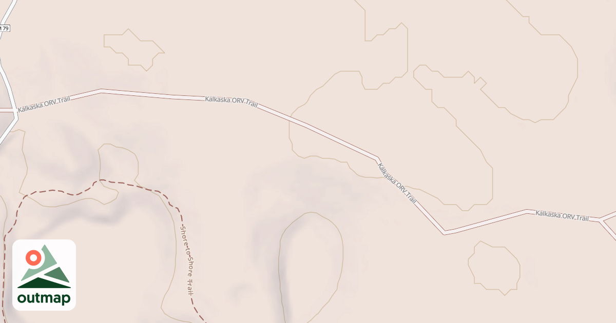 Map of Kalkaska Trail