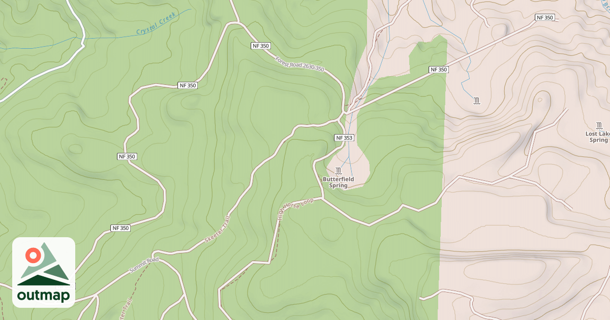 Map of USFS Motor Vehicle Use Map Roads {AF740BF0-2F25-4ADC-A340-4149DE222847}