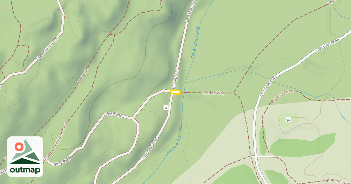 Map of Cedar Way