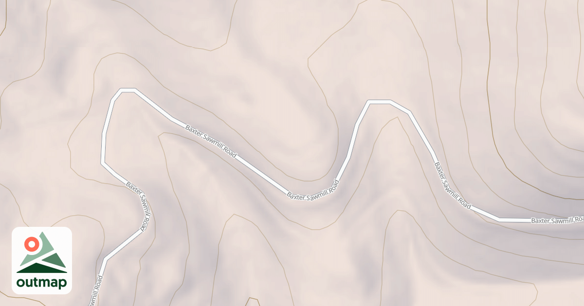 Map of BAXTER SAWMILL