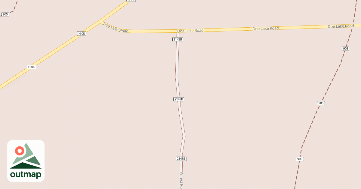 Map of INTERBREAK SPUR B