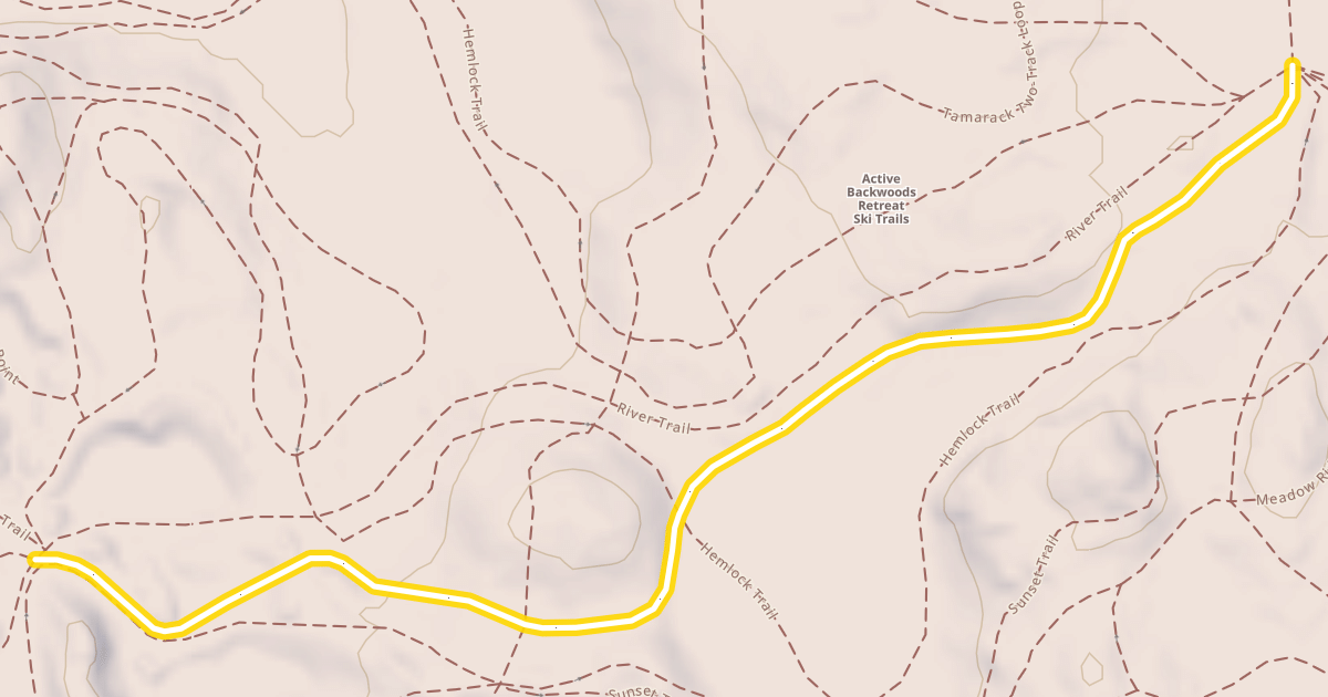 Map preview of Tamarack Two-Track Loop