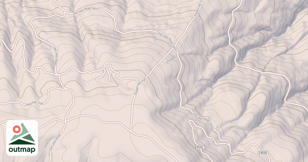 Map of OLD LETTS SPUR C