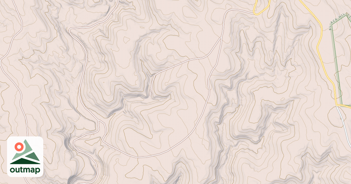Map of CUSTER LIMESTONE BR 3B