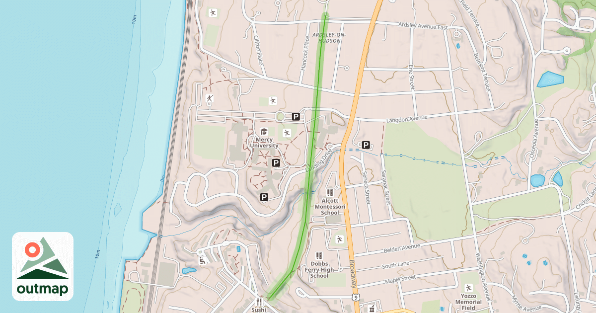 Map of Old Croton Aqueduct Trail