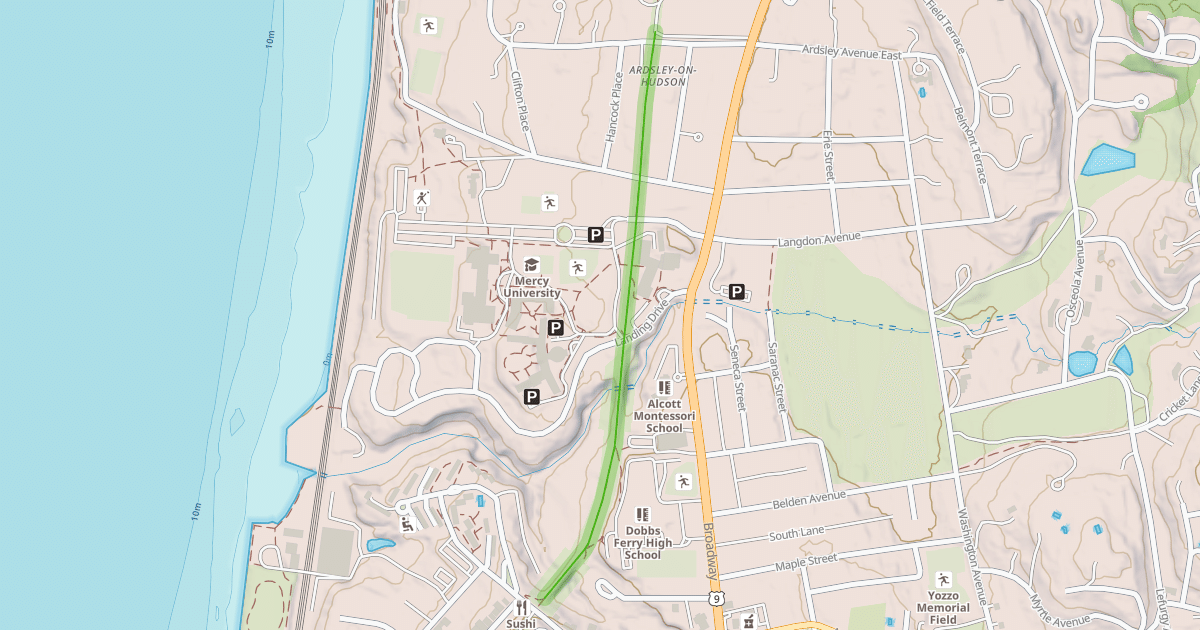 Map preview of Old Croton Aqueduct Trail