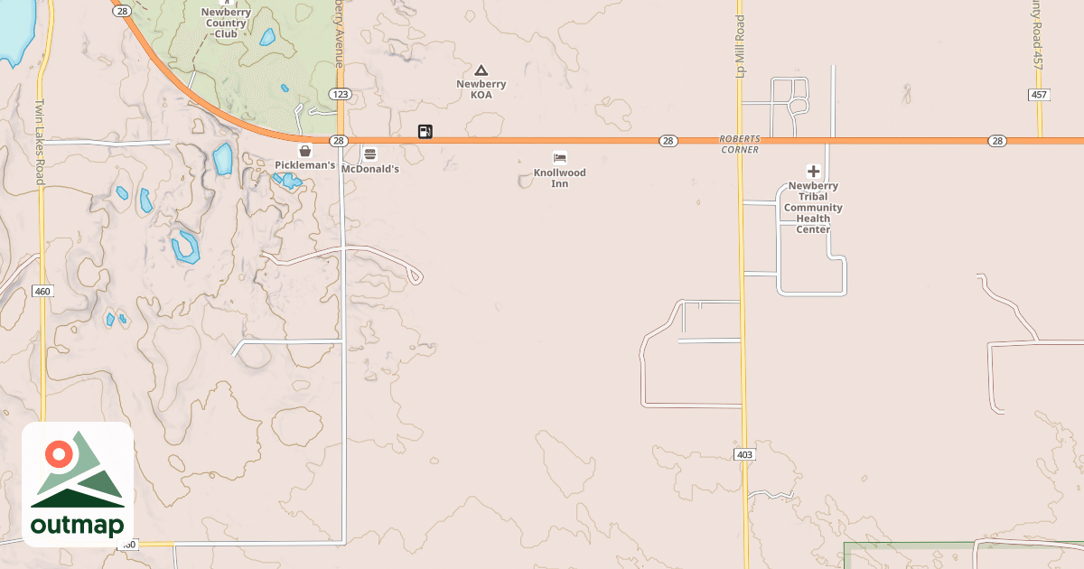 Map of Up455