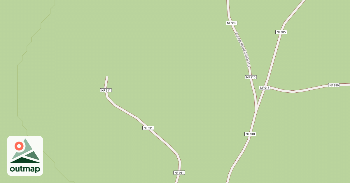 Map of Santiam Pass Ohv Jeep Tr #10