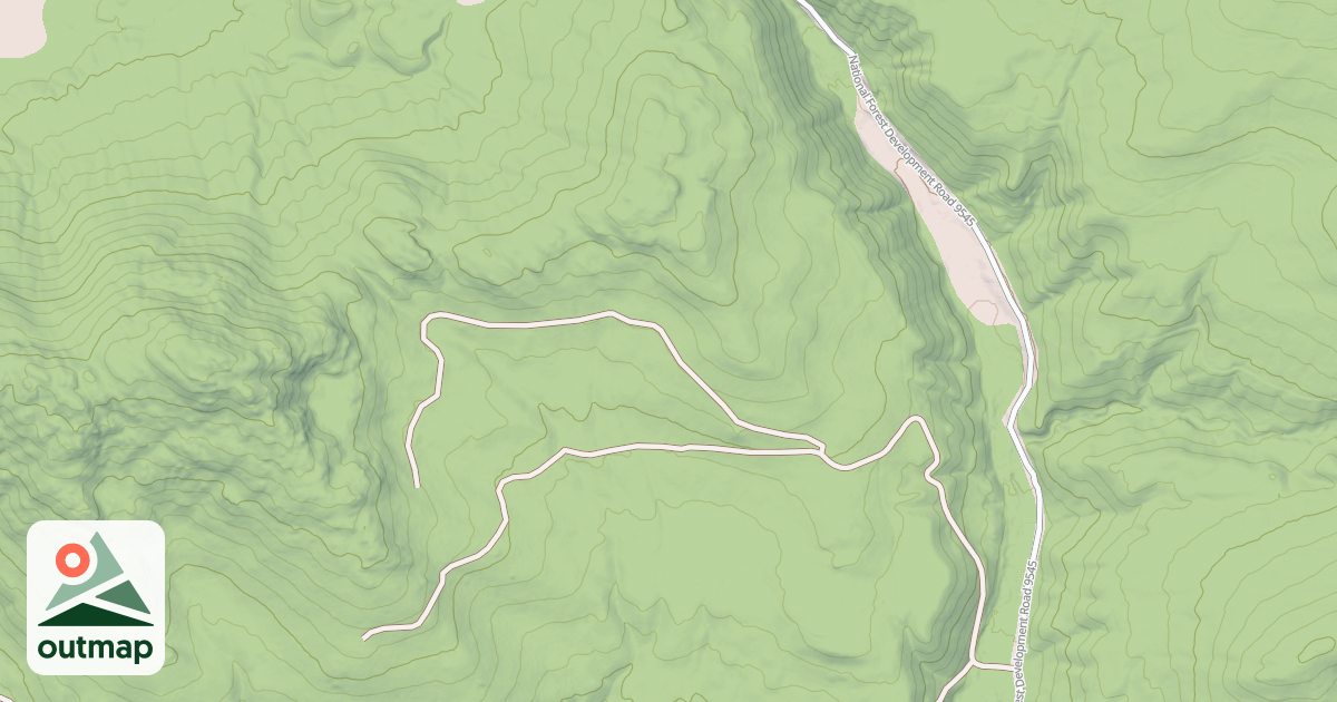 Map of USFS Motor Vehicle Use Map Roads {27902717-0F12-4BA6-ABA5-6B398690E697}