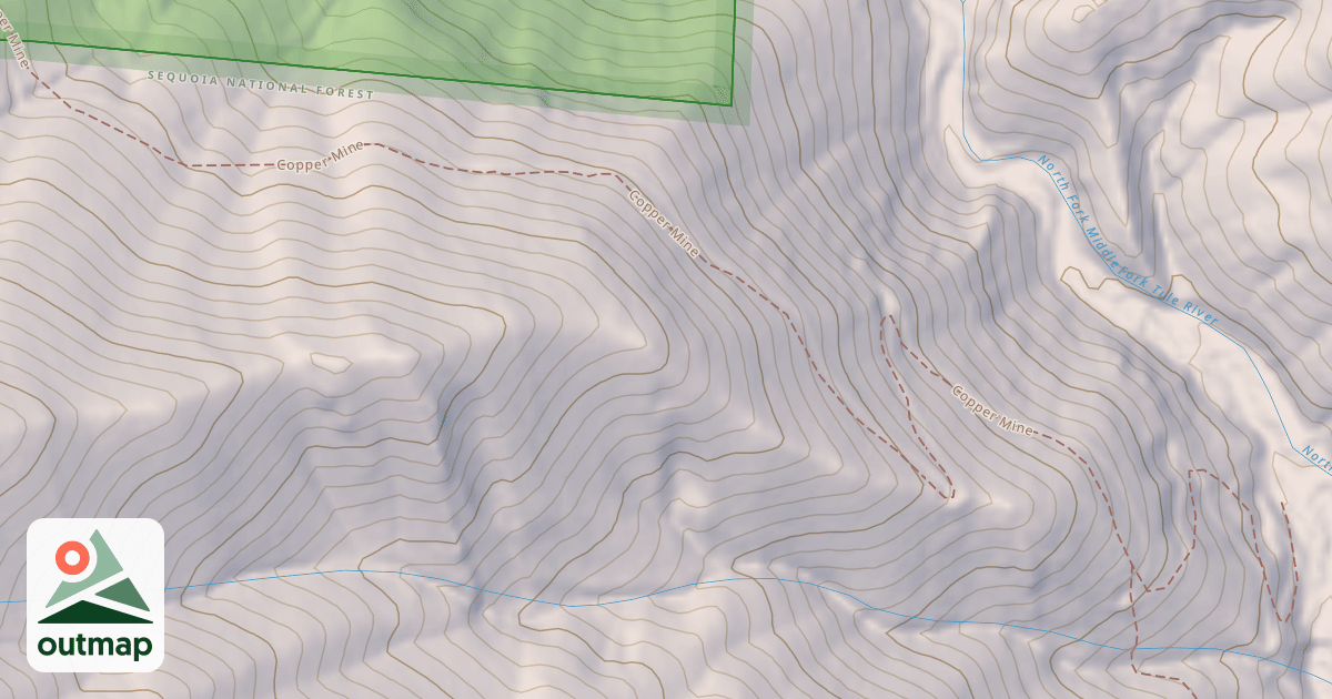 Map of COPPER MINE