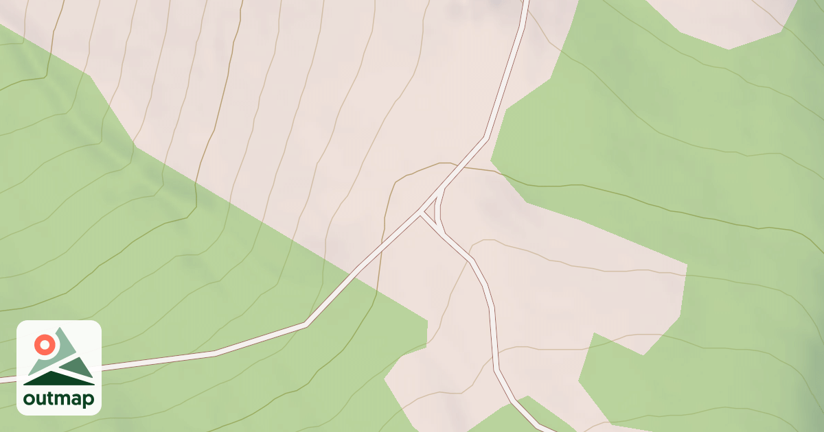 Map of BOURNE GULCH CUT OFF