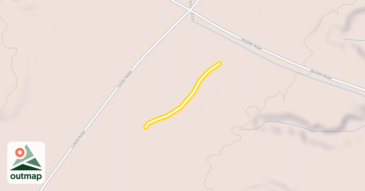 Map of Cold Water Brook