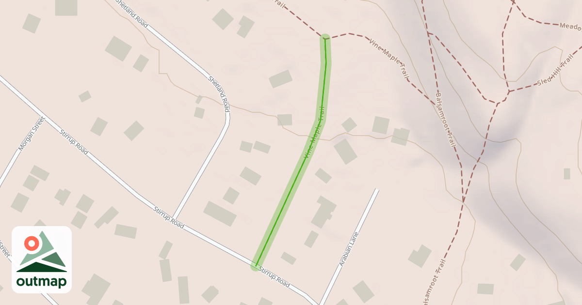 Map of Vine Maple Trail