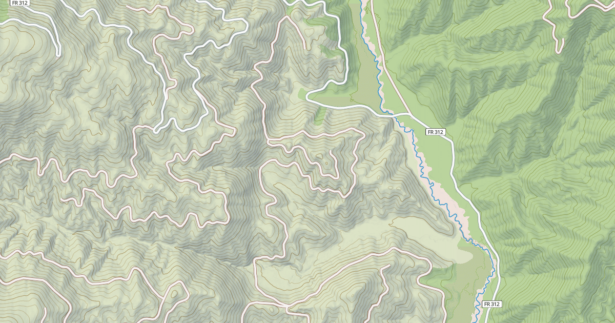 Map preview of KLAHOWYA CREEK N