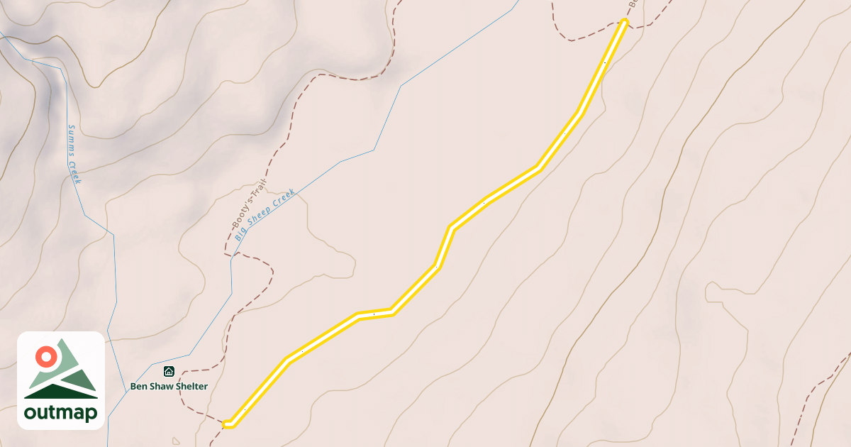 Map of Ben Shaw Trail
