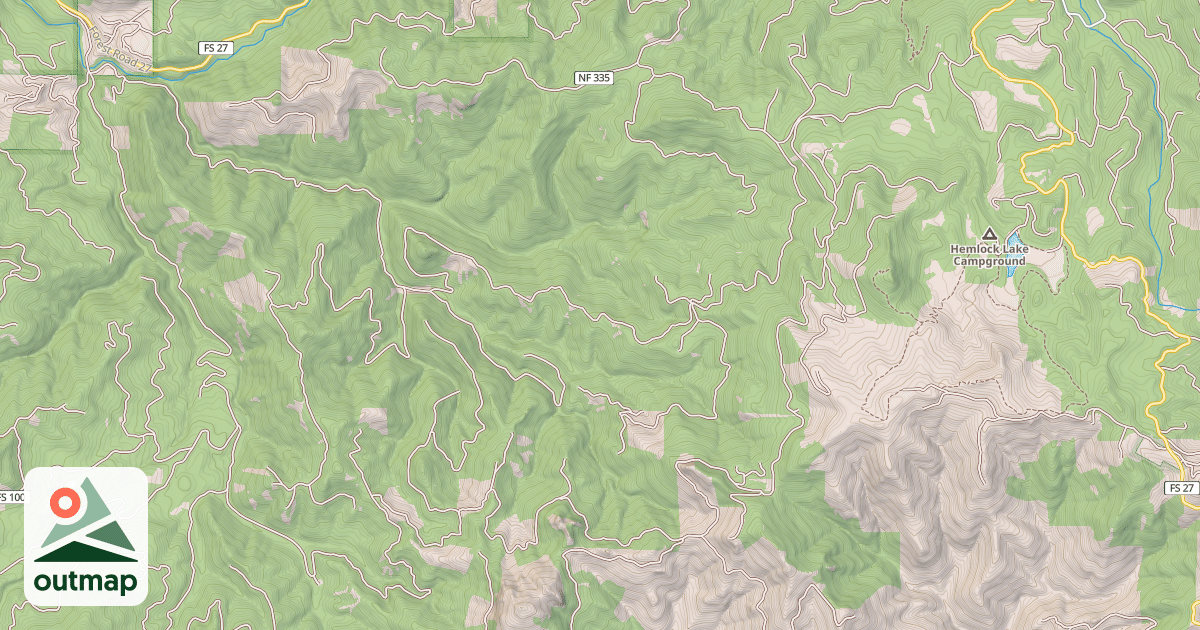 Map of BLACK BUTTE