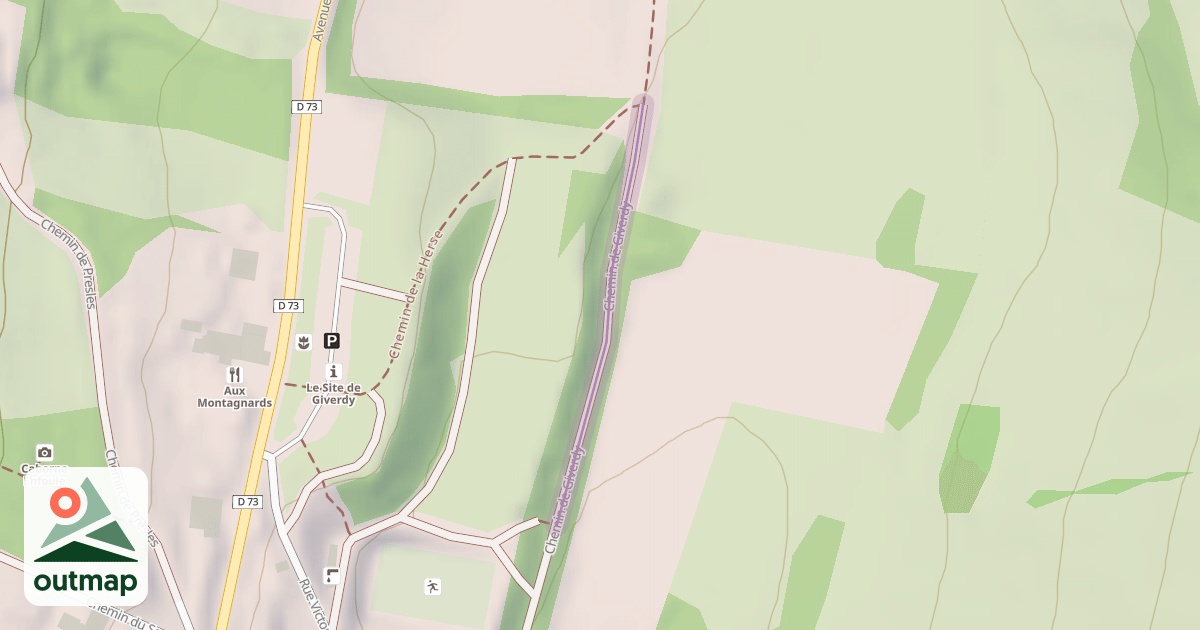 Map of Chemin de Giverdy