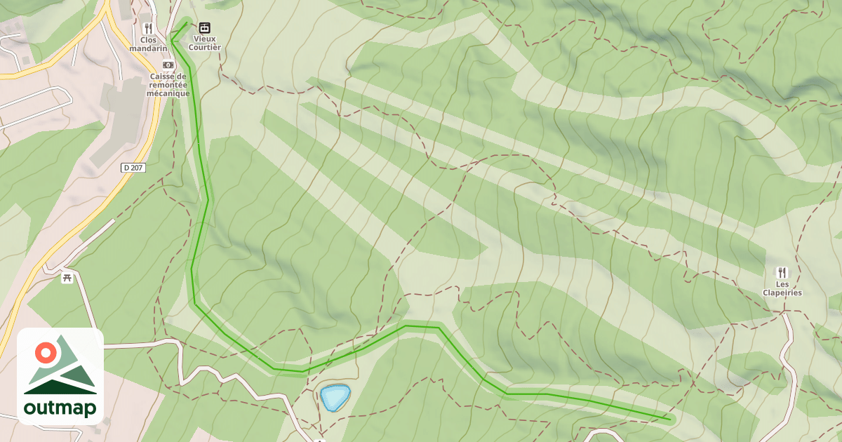 Map of Belvédère