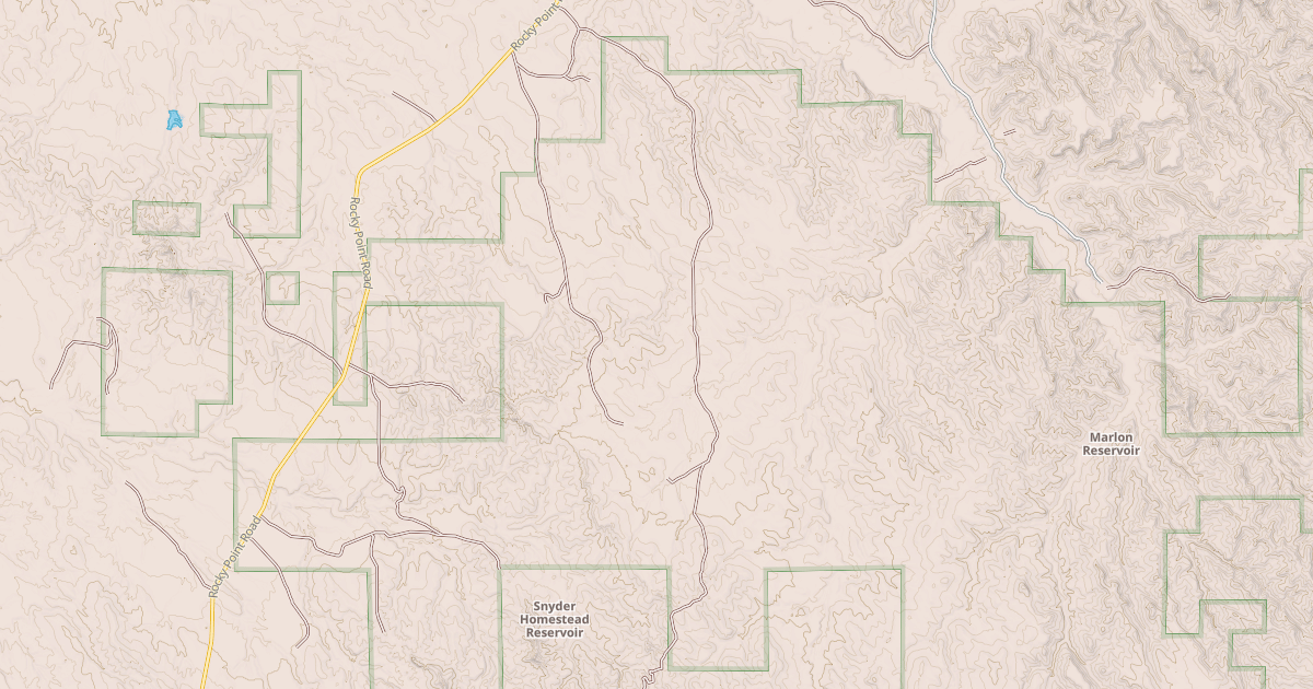 Map preview of DUCK BUTTE