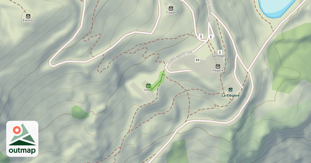 Map of Évettes