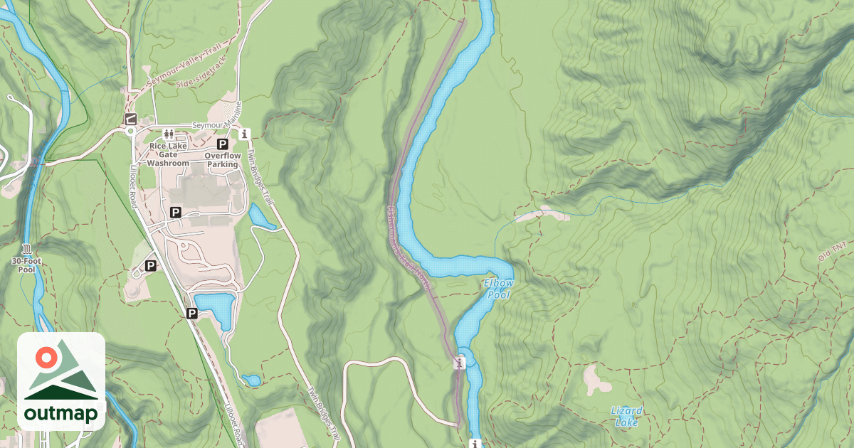 Map of Fisherman's Trail North