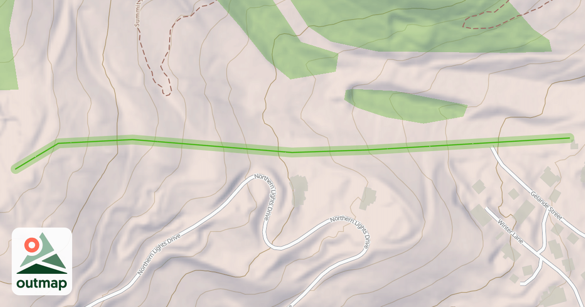 Map of Hope Slope