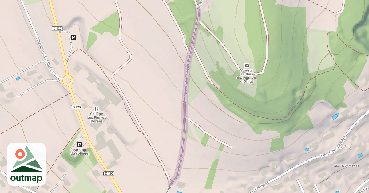 Map of Chemin du Bois du Sud