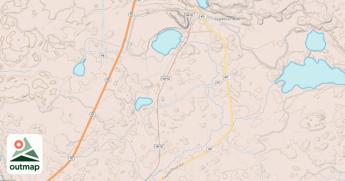 Map of Iron Ore Heritage Trail