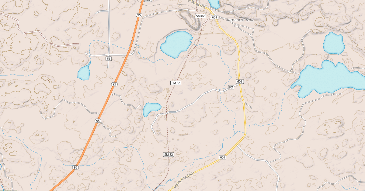 Map preview of Iron Ore Heritage Trail