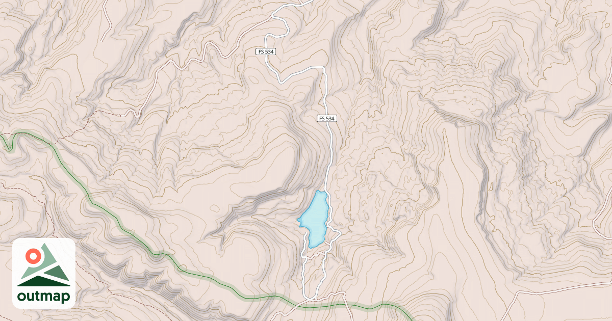 Map of FISH LAKE